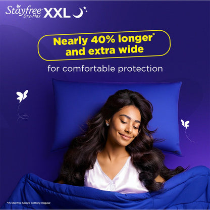 Stayfree Dry Max All Night Ultra Dry Sanitary Pads 7 pcs