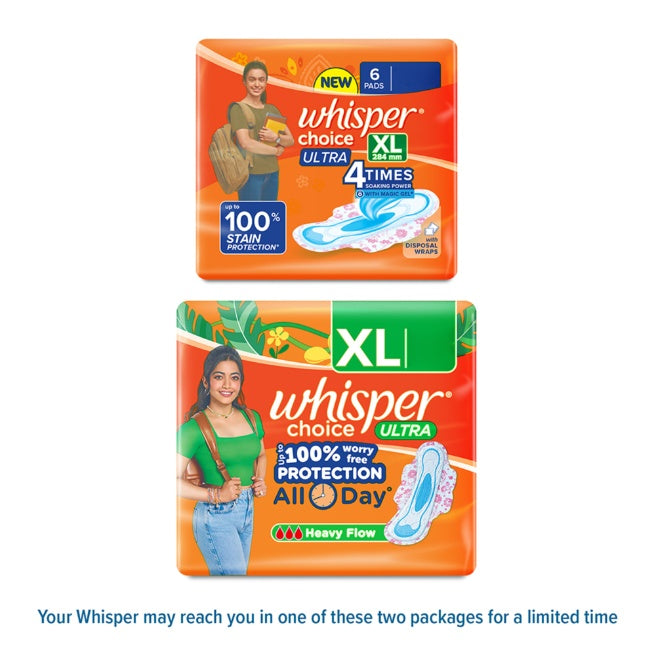 Whisper Choice Ultra Sanitary Pads 6 pcs
