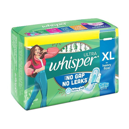 Whisper Ultra Clean Xl Wings Sanitary Pads 30 pcs