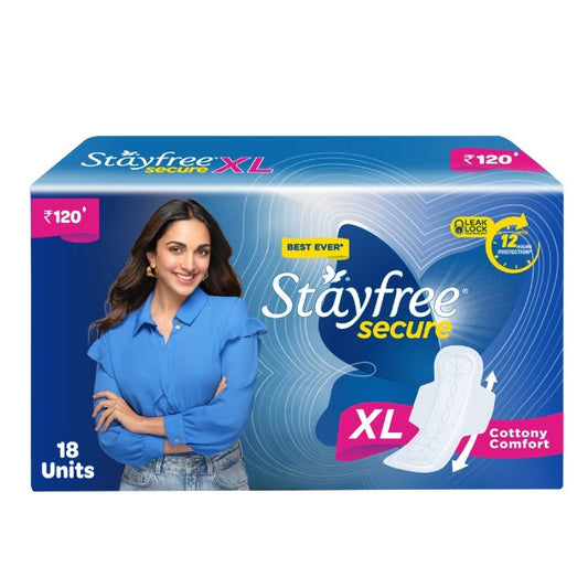 Stayfree Secure Xl Wings Sanitary Pads 18/20 pcs