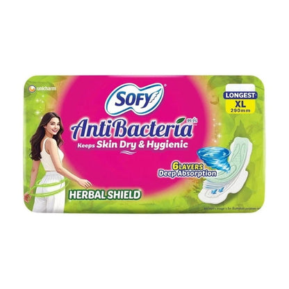 Sofy Body Fit Anti Bacterial Xl Sanitary Pads 48 pcs