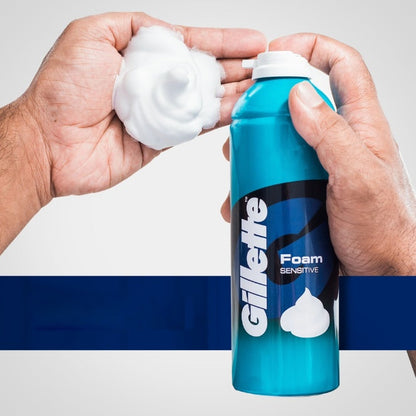 Gillette Sensitive Shave Foam Can 418 ml