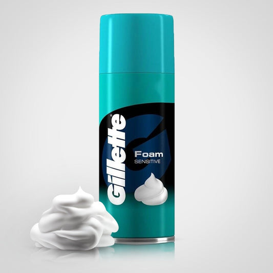 Gillette Sensitive Shave Foam Can 418 ml