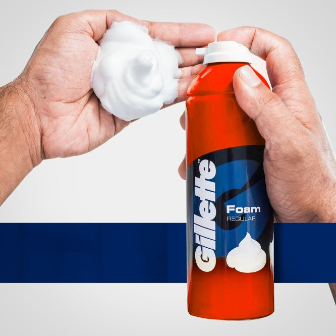 Gillette Regular Shaving Foam Can 418 ml