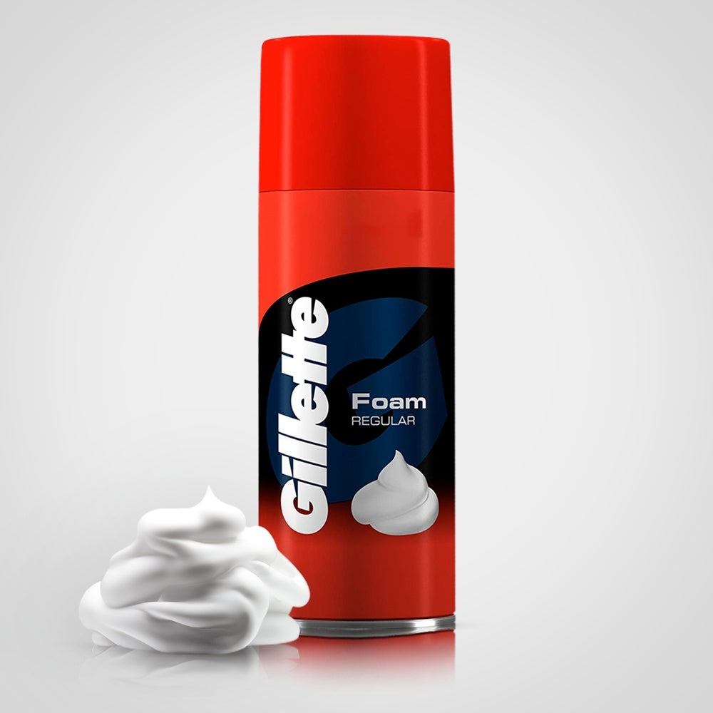 Gillette Regular Shaving Foam Can 418 ml