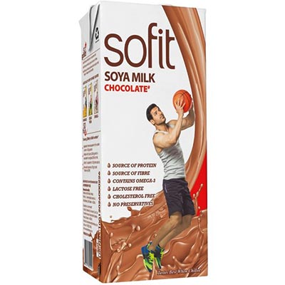 Sofit Soy Milk Choco Tetrapack 1 ltr