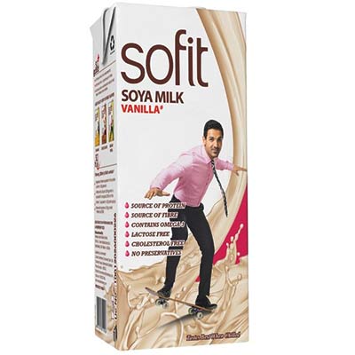 Sofit Soy Milk Vanilla Tetrapack 1 ltr