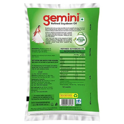 Gemini Soyabean Oil 870 g