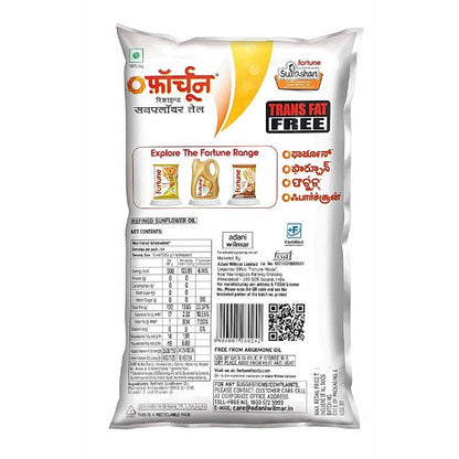 Fortune Sun Lite Sunflower Oil 870 g