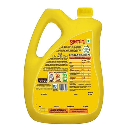 Gemini Sunflower Oil Jar 4.2 kg
