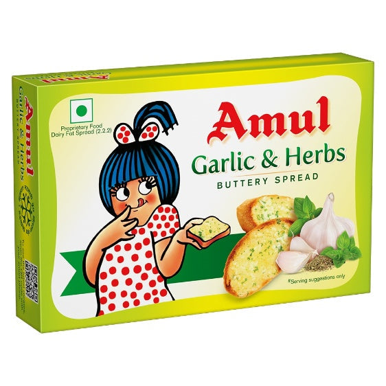 Amul Garlic & Herbs Buttery Spread 100 g