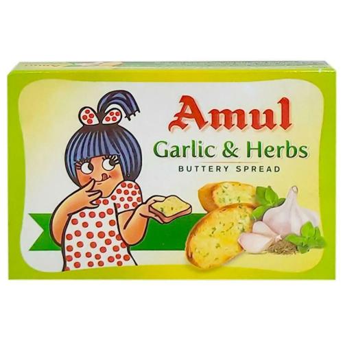 Amul Garlic & Herbs Buttery Spread 100 gm
