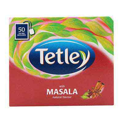 Tetley Masala Tea Bag 50 Pcs