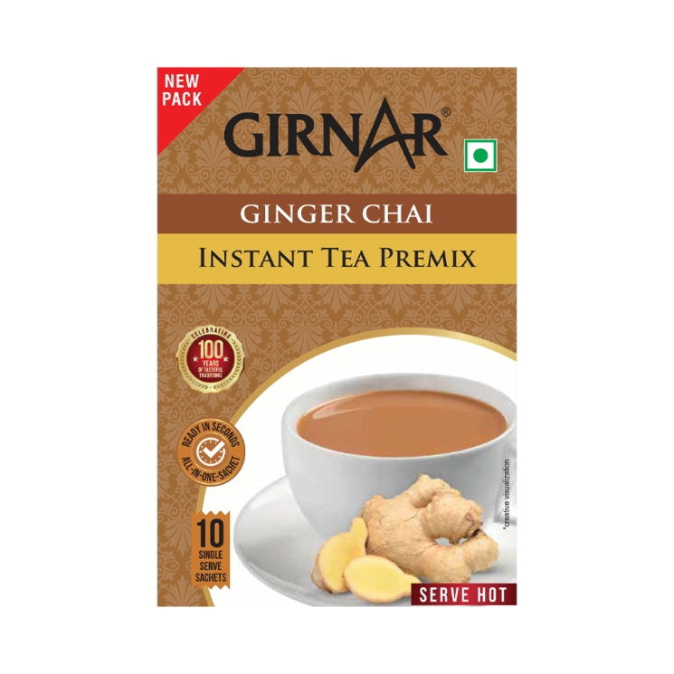 Girnar Adrak Instant Tea Premix 10 pcs