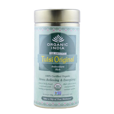 Organic India Tulsi Tea Original Tin 100 Gm