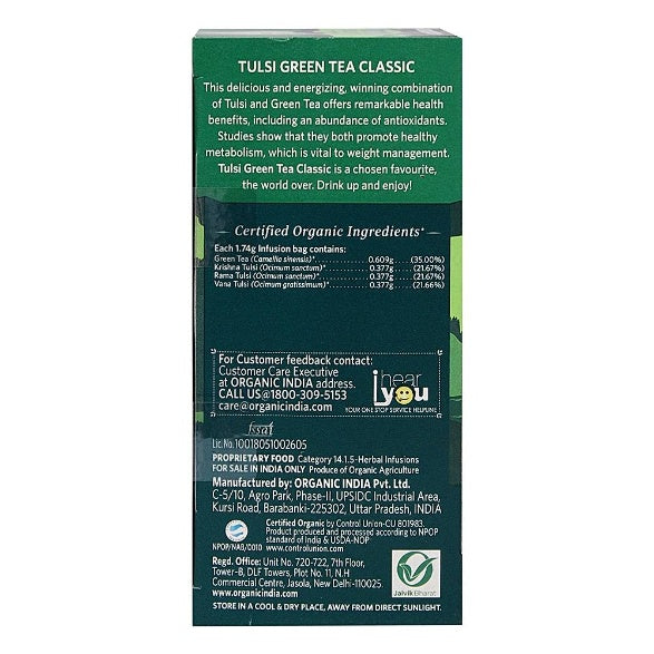 Organic India Tulsi Tea Original Teabags 25 pcs