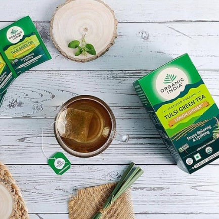 Organic India Tulsi Ginger Teabags 25 pcs
