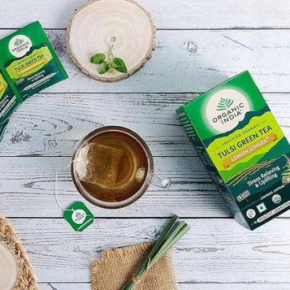 Organic India Tulsi Ginger Teabags 25 pcs