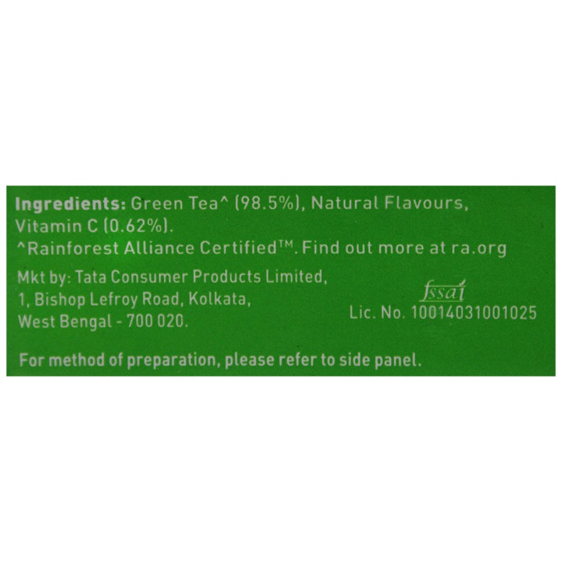 Tetley Green Lemon Honey Tea 25 pcs