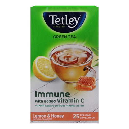 Tetley Green Lemon Honey Tea 25 pcs