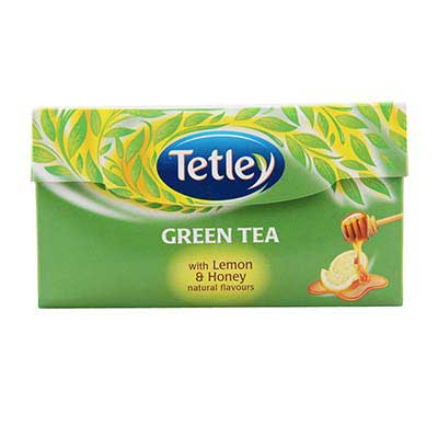 Tetley Green Lemon Honey Tea 25 Pcs