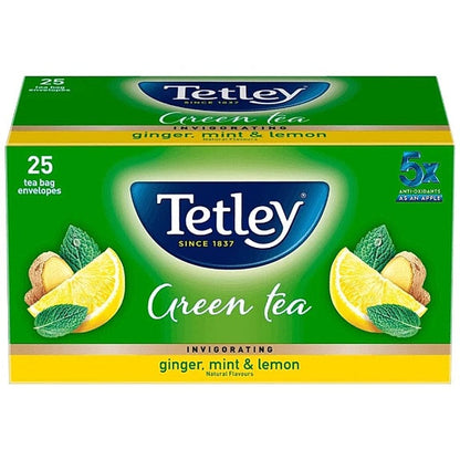 Tetley Green Ginger Lemon Mint 25 pcs