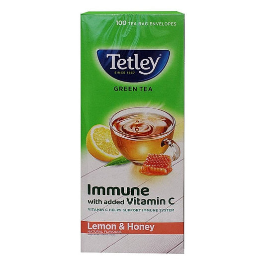 Tetley Green Lemon Honey Tea Bag 100 pcs