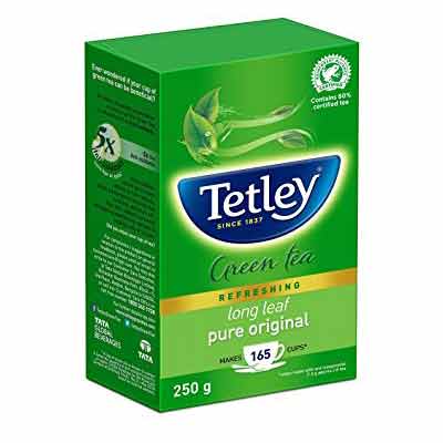 Tetley Green Tea Leaf Box 250 Gm