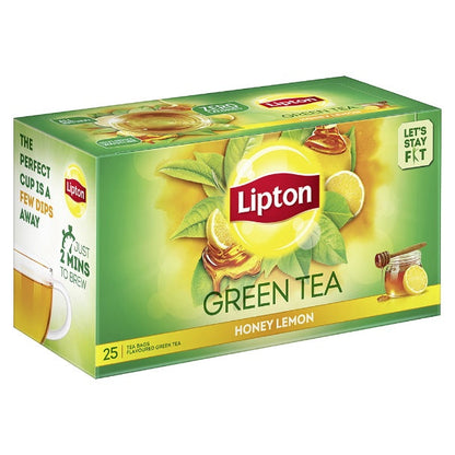 Lipton Honey Lemon Green Tea Bags 25 pcs