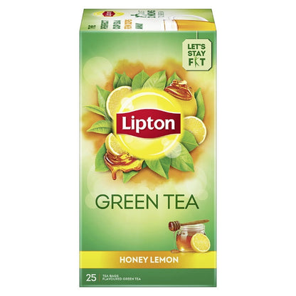 Lipton Honey Lemon Green Tea Bags 25 pcs