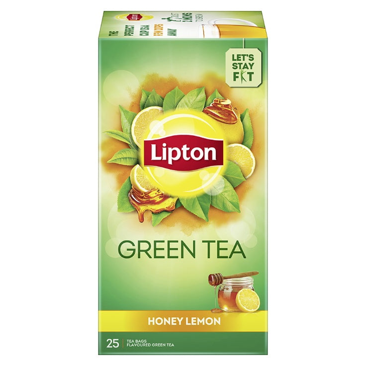 Lipton Honey Lemon Green Tea Bags 25 pcs
