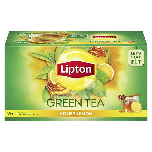 Lipton Honey Lemon Green Tea Bags 25 pcs