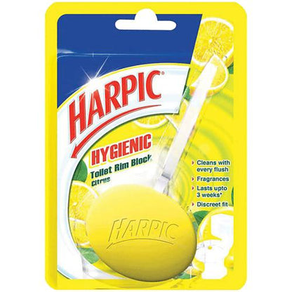 Harpic Hygienic Toilet Rim Block Citrus 26 gm