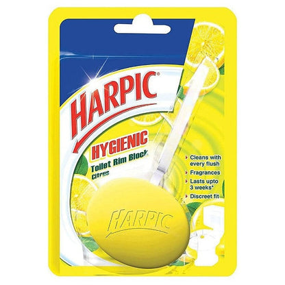 Harpic Hygienic Toilet Rim Block Citrus 26 g