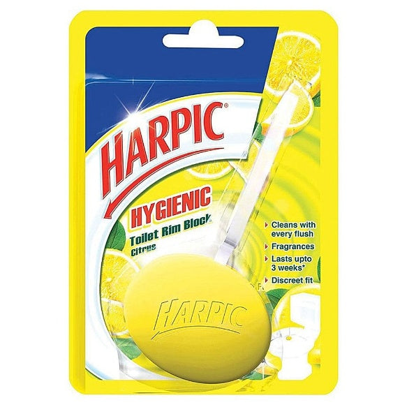 Harpic Hygienic Toilet Rim Block Citrus 26 g
