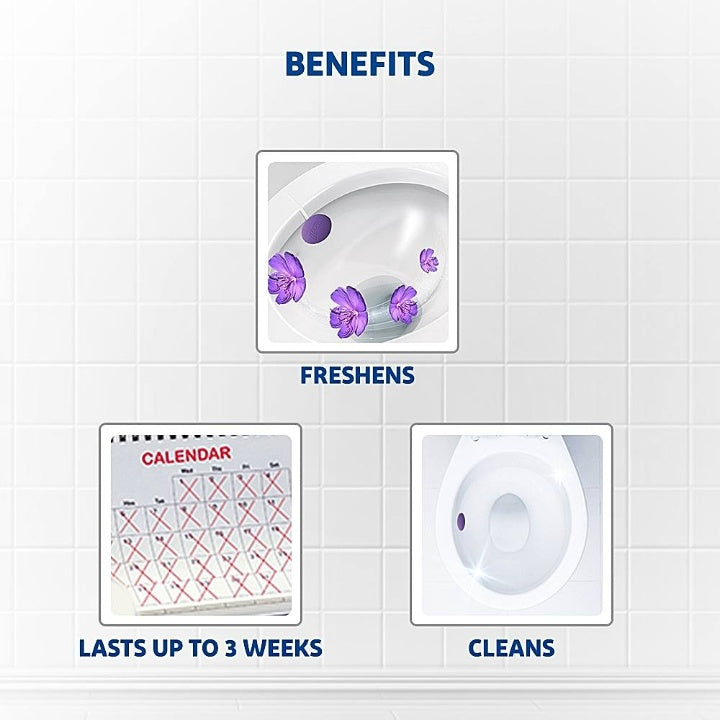 Harpic Hygienic Toilet Rim Block Lavender 26 g
