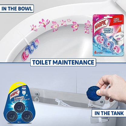 Harpic Hygienic Toilet Rim Block Lavender 26 g