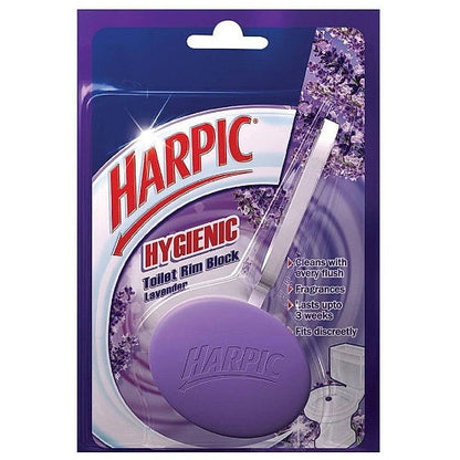 Harpic Hygienic Toilet Rim Block Lavender 26 g