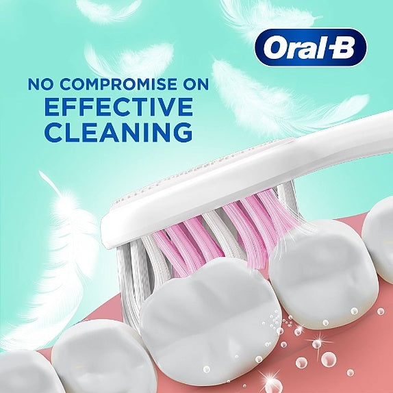 Oral B Sensitive Whitening Toothbrush 3 pcs (buy 2 get 1 free)