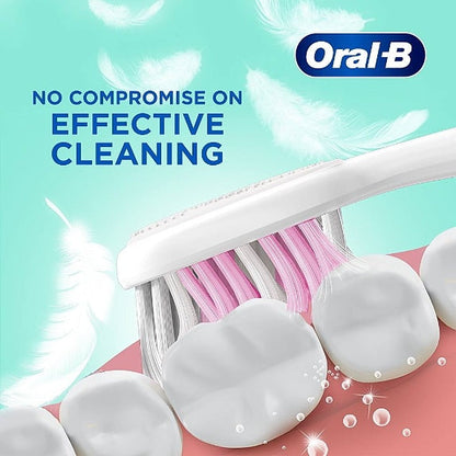 Oral B Sensitive Whitening Toothbrush 3 pcs (buy 2 get 1 free)