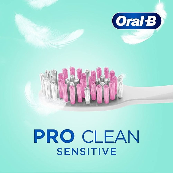 Oral B Sensitive Whitening Toothbrush 3 pcs (buy 2 get 1 free)