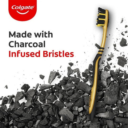 Colgate Zig Zag Black Toothbrush Soft 4 pcs