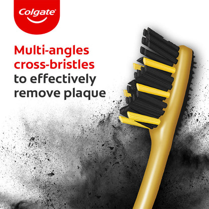 Colgate Zig Zag Black Toothbrush Soft 4 pcs