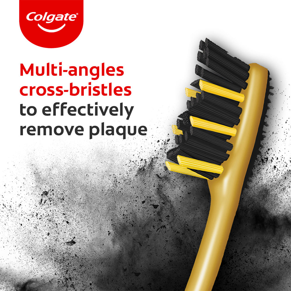 Colgate Zig Zag Black Toothbrush Soft 4 pcs