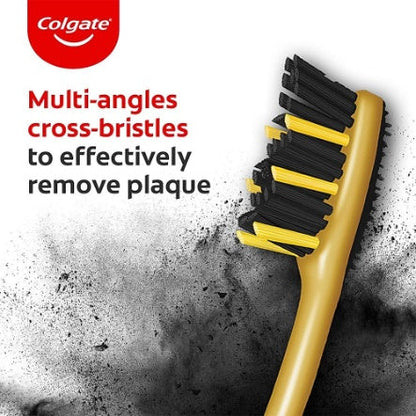 Colgate Zig Zag Black Toothbrush Soft 4 pcs