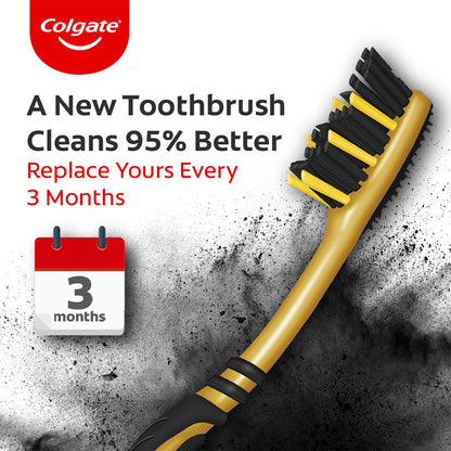Colgate Zig Zag Black Toothbrush Soft 4 pcs