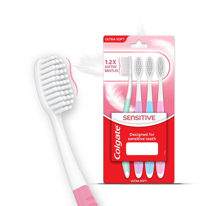Colgate Sensitive Toothbrush Soft 4 pcs