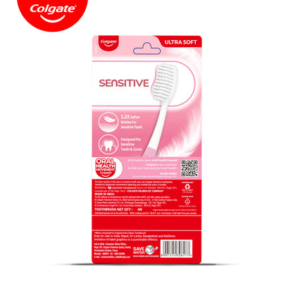 Colgate Sensitive Toothbrush Soft 4 pcs