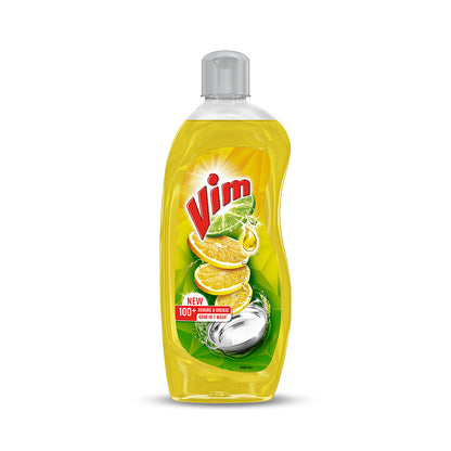 Vim Dishwash Liquid Gel Lemon Bottle 500 ml