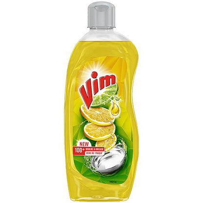 Vim Dishwash Liquid Gel Lemon Bottle 500 Ml